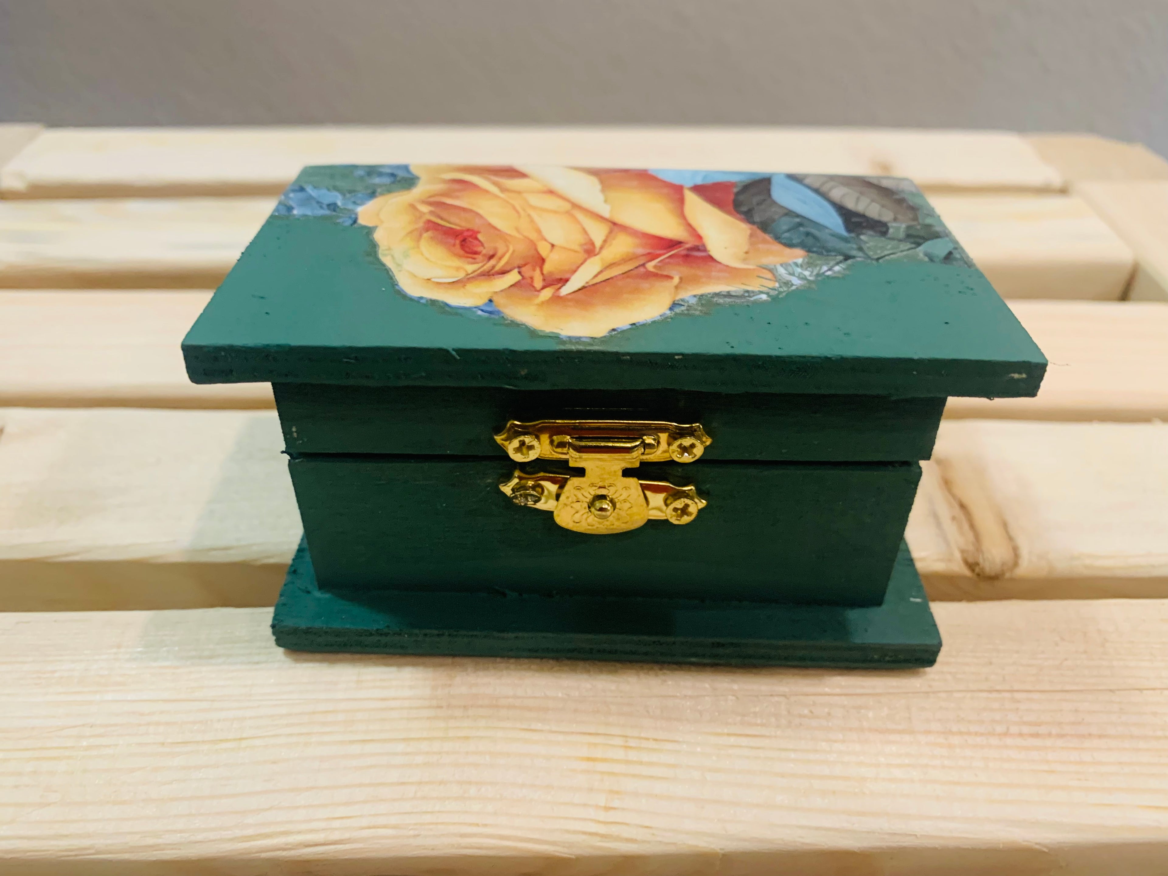 Mini Decorative Wood Box