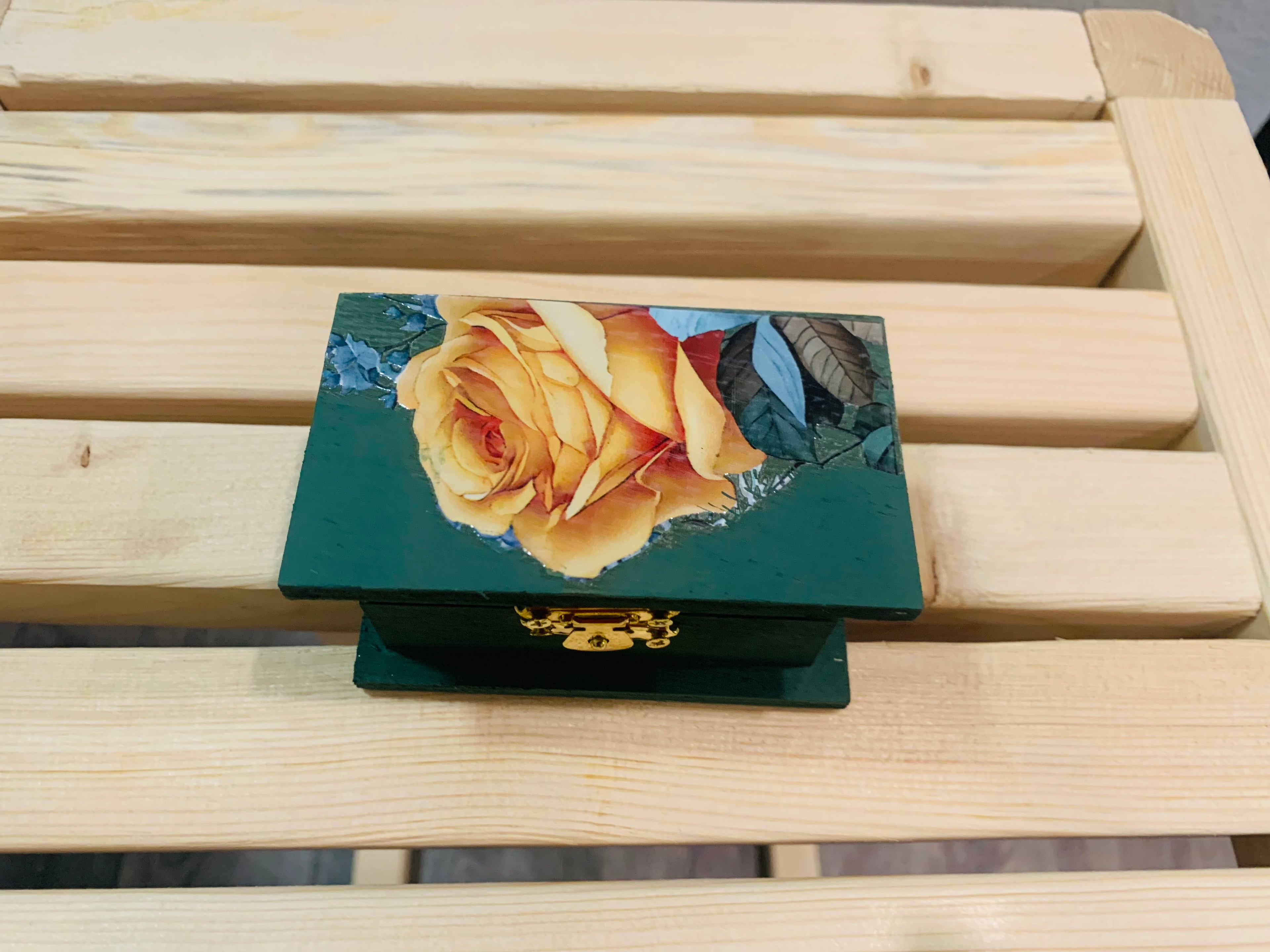 Mini Decorative Wood Box