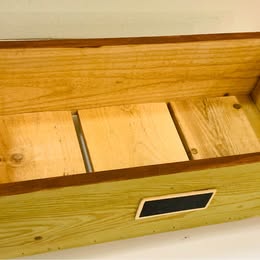 Handcrafted Wood Planter Box — Rustic Home & Garden Decor