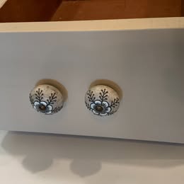 Upcycled Painted Drawer with Knobs & Feet — Artisan Home Decor