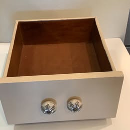 Upcycled Painted Drawer with Knobs & Feet — Artisan Home Decor