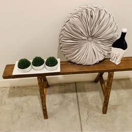 Perfectly imperfect skinny bench