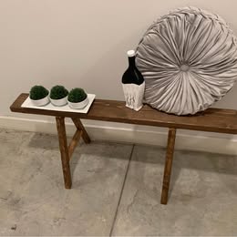 Perfectly imperfect skinny bench