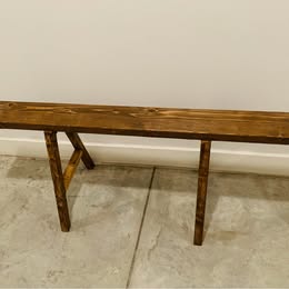 Perfectly imperfect skinny bench