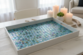 Mosaic Glass Tile Tray