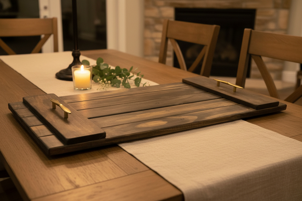 Rustic Wood Tray